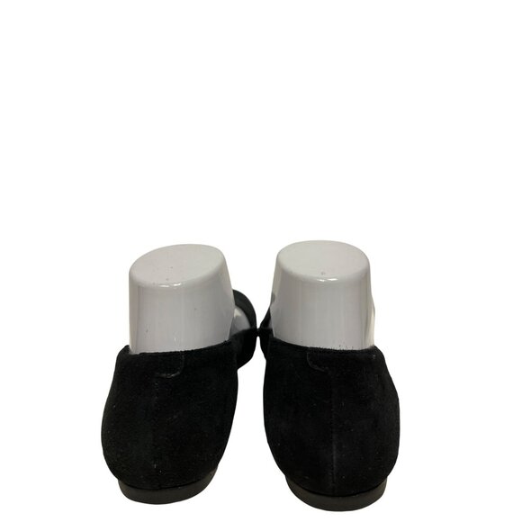 Rebecca Allen Women's Notch Ballet Black Flats Slip On Suede Shoes Size 7 NEW - Picture 6 of 9